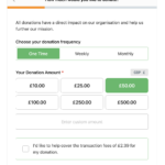 Making donations easier